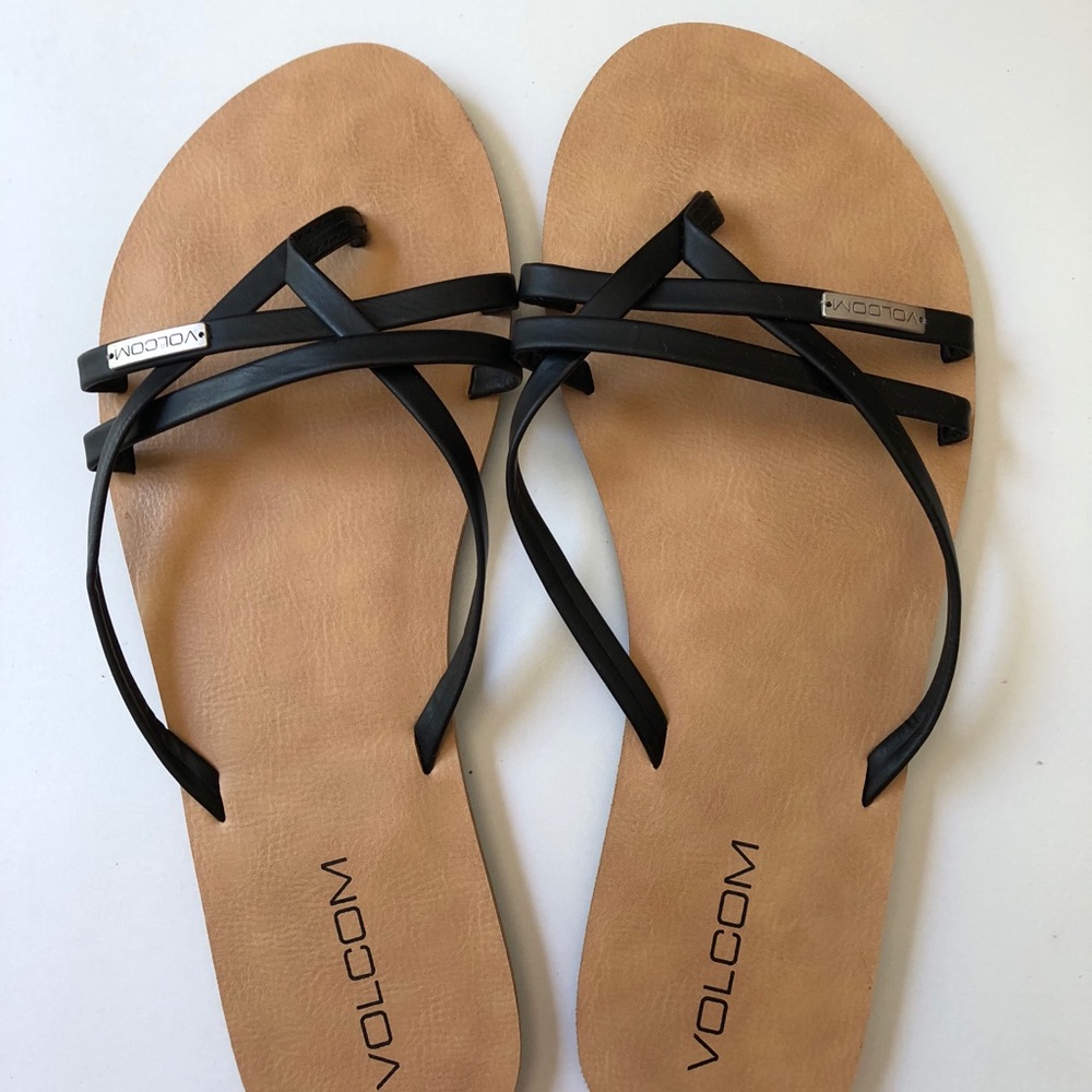 Volcom Lookout 2 Black Sandals